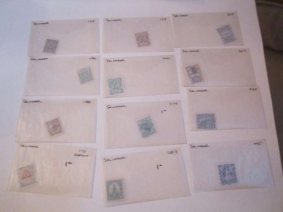 EL SALVADOR STAMP LOT SCOTT #21 - #457 AND BOB NOT COMPLETE MANY ARE MINT BBA-42 - Image 2 of 4