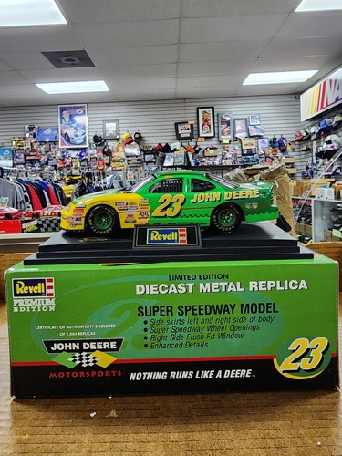 1996 Revell Chad Little #23 John Deere Grand Prix 1:24 Scale Autographed