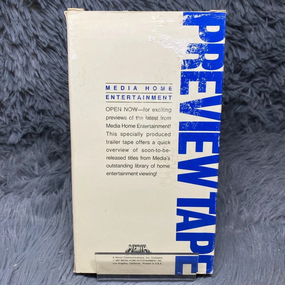1987 Media Home Entertainment Preview VHS Tape Video Private Screening Vol 14 15 - Image 4 of 4
