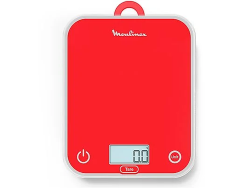Tefal - Bilancia da cucina OPTISS 2xAAA rosso