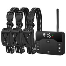 1/2/3 Pet Dog Wireless Electric Fence Containment System Training Collar Shock