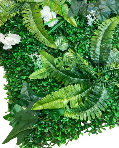 Plant Artificial Mat Greenery Wall Hedge Fence Foliage Panel Home wedding pannel - Picture 5 of 35