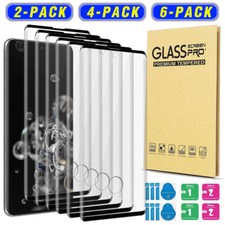 For Samsung S20 S21 S22 S23 S24 S25 FE S26 Ultra Tempered Glass Screen Protector