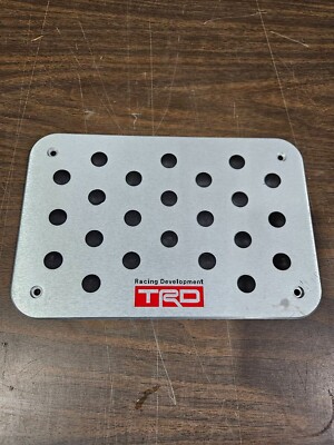 JDM OEM Used Toyota Racing Development TRD Universal Aluminum Heel Pad