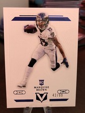 2019 Chronicles Vertex Marquise Brown Blue Rookie RC #/99 🔥🔥🔥