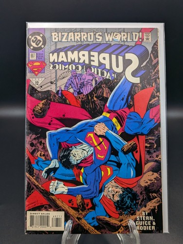 💥 Superman Action Comics 697 Bizarro's World Comic Book 1994 DC Super heroes