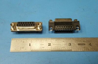 D-SUB, 93888-011315, Connector 15 Position, Right Angle, PC Mount, BERG ( 2pcs )