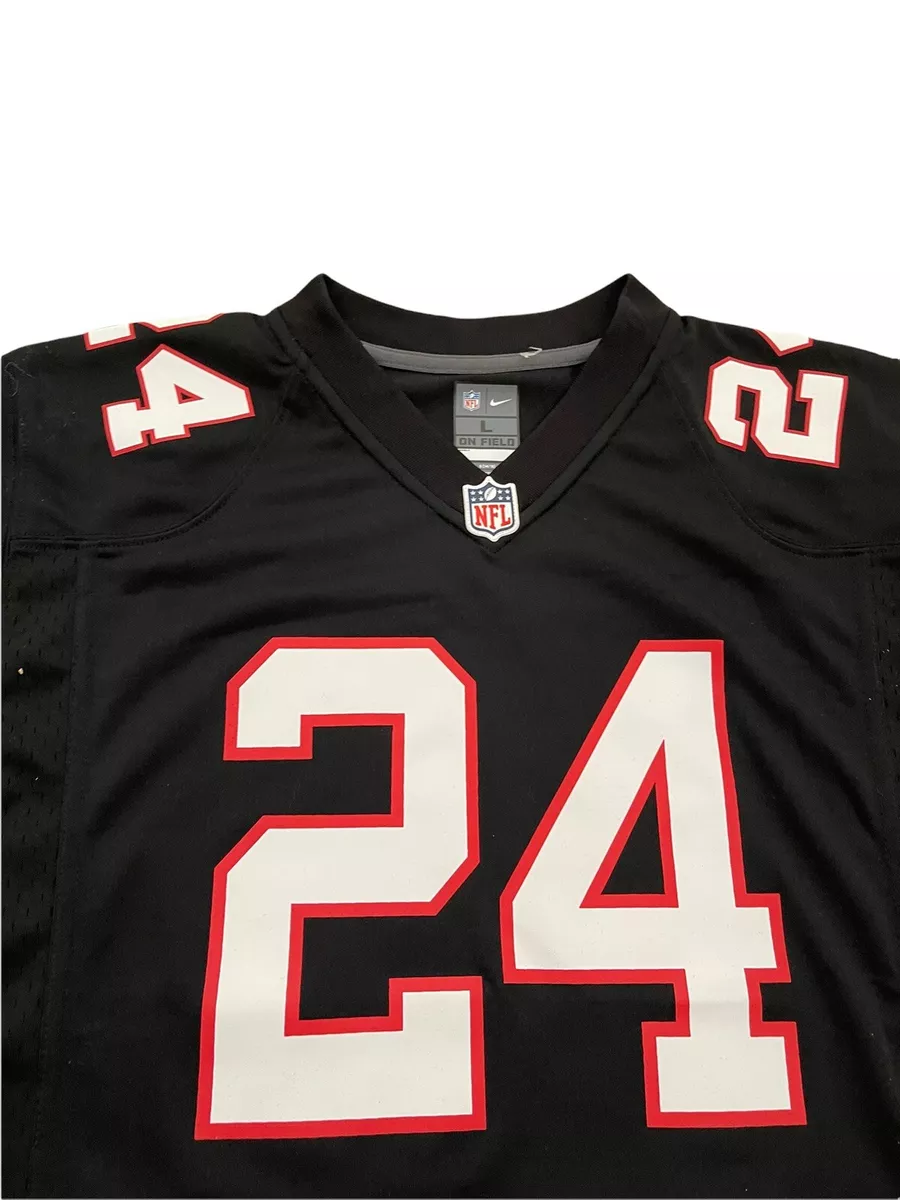 Nike Atlanta Falcons No24 Devonta Freeman Black Men's Stitched NFL Limited Rush Impact Jersey