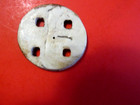BONE ENGRAVED PENDANT HAND MADE NATIVE AMERICAN INDIAN 1800S ANTIQUE ORIGINAL EX — photo 8