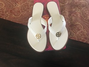ivory thong sandals