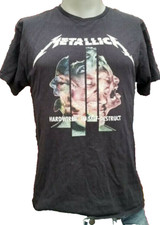 Metallica Black T-shirt HARDWIRED TO SELF DESTRUCT Size Large Band Rockabilia