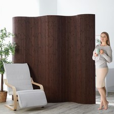 Divisorio divisorio paravento bambù marrone privacy divisorio Homestyle4u