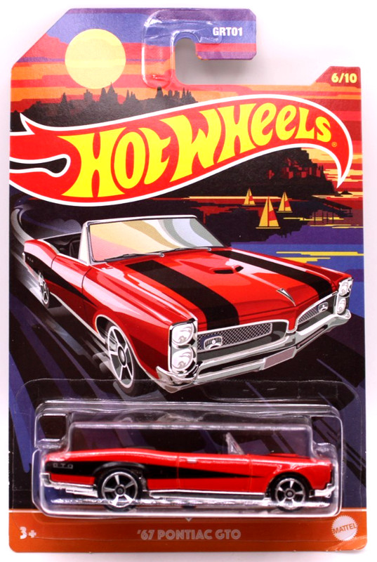 Hot Wheels 2021 Convertibles #6 1967 Pontiac GTO Conv. red MC5spk's