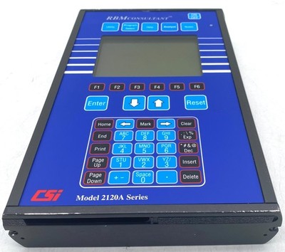 EMERSON CSI RBM 2120-1 DUAL-CHANNEL MACHINERY ANALYZER REV.2 W/ PROTECTIVE CASE