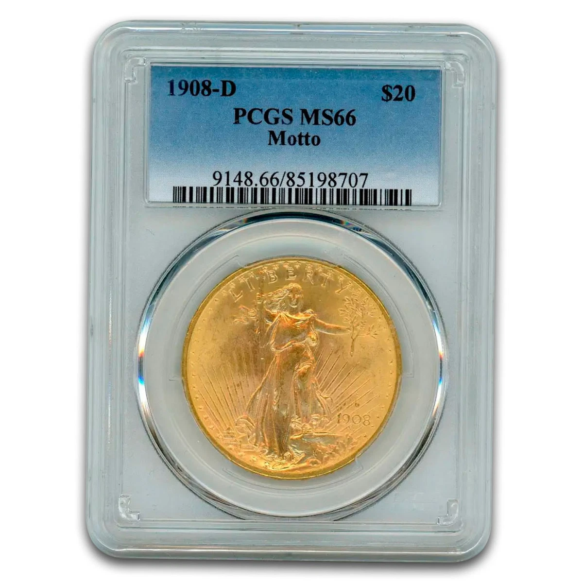 MS 66 Double Eagle $20 US Gold Coins 1908 for sale | eBay