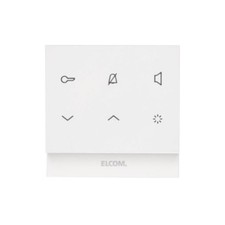 Elcom REK221Y Freisprechstelle Innenstation i2-BUS Hausstation weiss Audio Touch