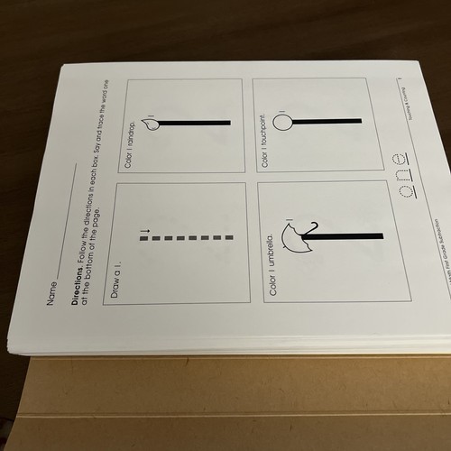 TouchMath Subtraction Kit First Grade TM741 175 Worksheets Plus Lots Of Others - Picture 4 of 18