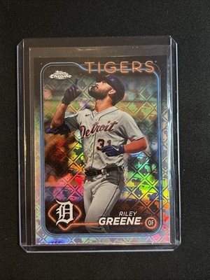 2024 Topps Chrome Logofractor #101 Riley Greene