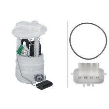 Transportador de combustible eléctrico 4 pines HELLA para, entre otros, RENAULT Captur I