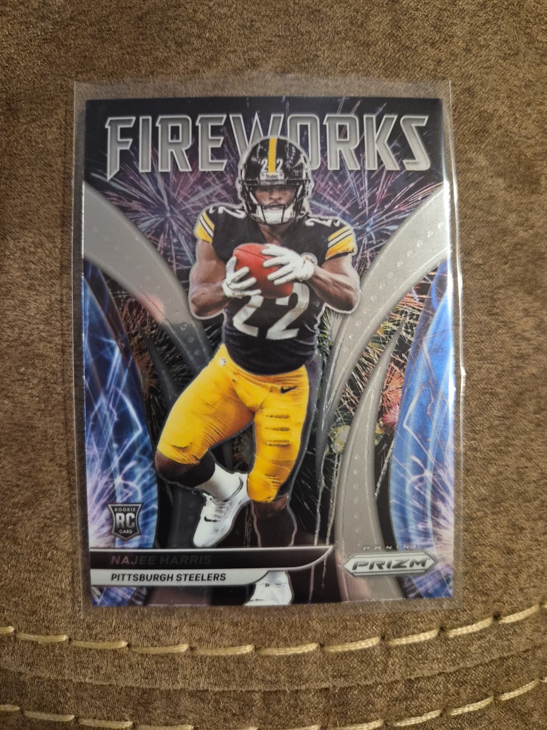 2021 Panini Prizm - Fireworks Najee Harris #F-6 (RC) Pittsburgh Steelers