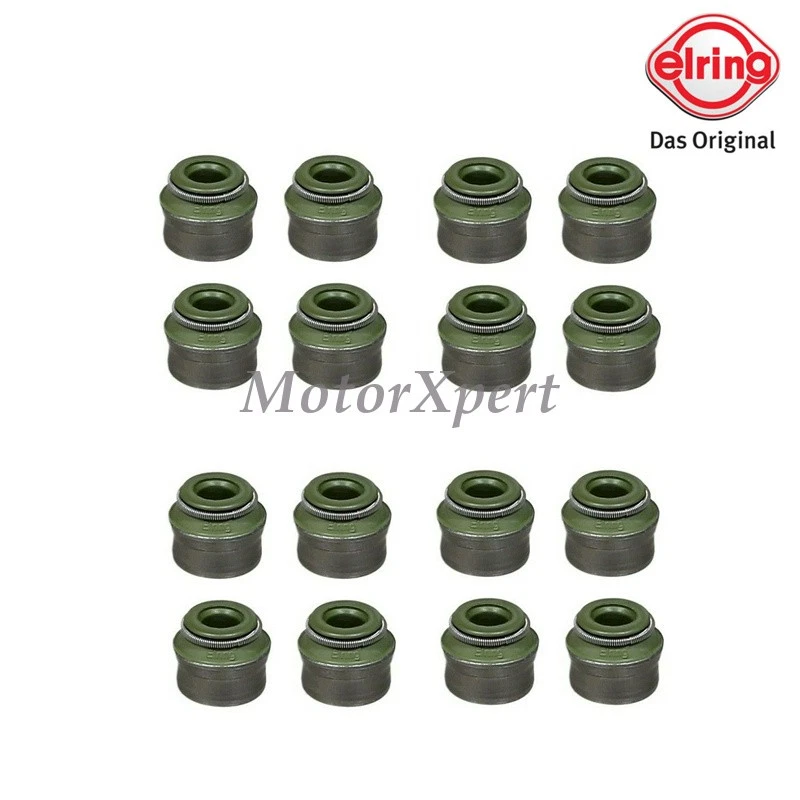 036109675 16 件原始设备制造商 Elring 阀杆密封适用于 2006 - 2014 年大众奥迪 A3 A4 GTI 捷达 — 第 2/2 张图片