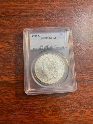 1904-O Morgan Silver Dollar PCGS MS64 Near Gem Original Luster Key Date Lot #33