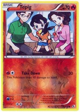 Tepig - 25/113 - Common - Reverse Holo NM, English Pokemon Legendary Treasures on eBay