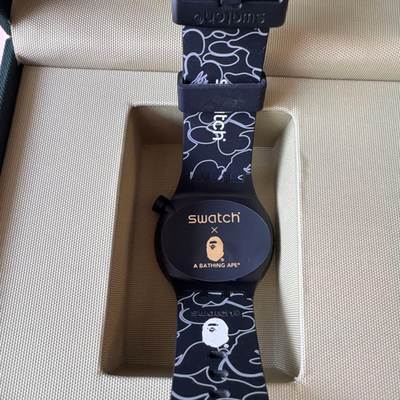 Swatch x A Bathing Ape BAPE Limited Edition Camouflage Analog