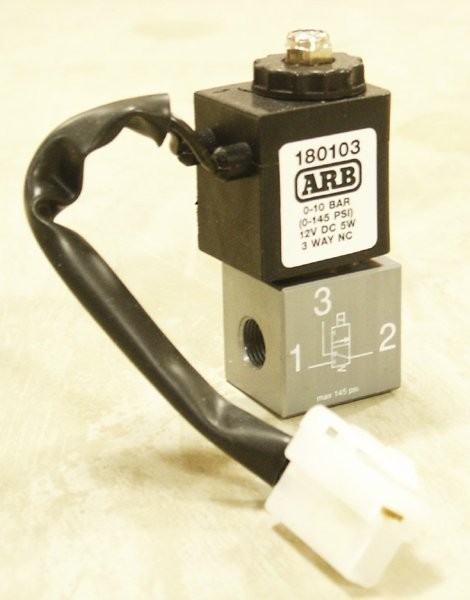 ARB Air Locker Black Replacement Solenoid Pneumatic 12V 180103SP