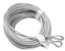 Galvanized Steel Winch Cable 3/8" x 100ft Uncoated Wire Rope Cable Guy Wire