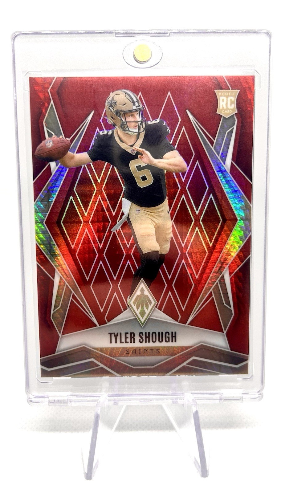 2025 Panini Phoenix - Rookies Tyler Shough #169 Red Hyper /399 (RC)