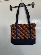 Ankara cosmetic bag suitable also as small laptop bag handmade