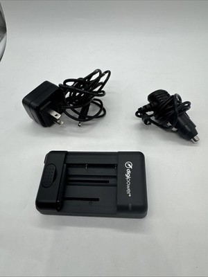 DigiPower TC-200 Universal Camera Battery Charger Rapid Charging Black