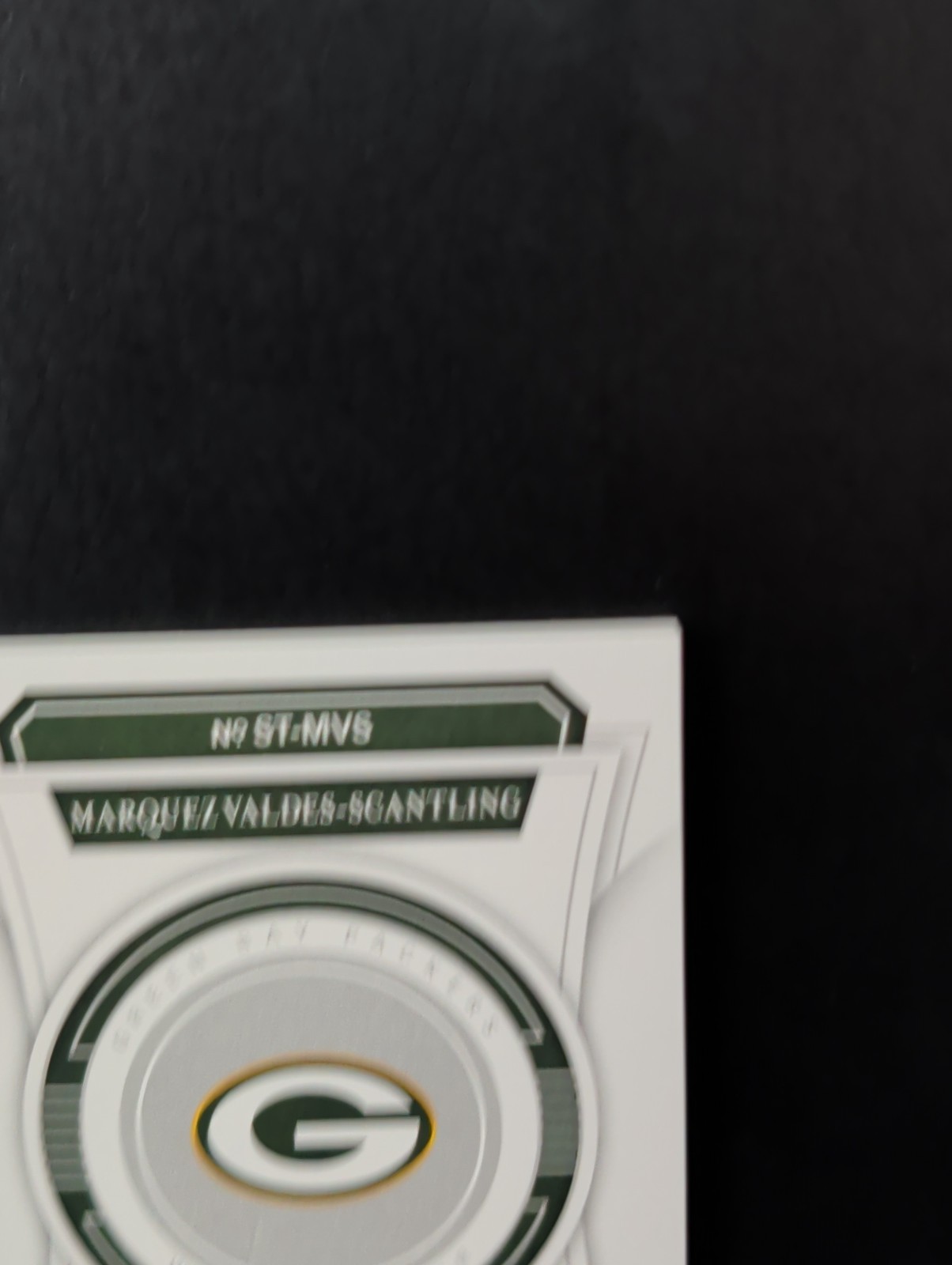 2020 National Treasures Sunday Treasures Marquez Valdes-Scantling SHIELD TAG 1/1 view 8