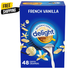 International Delight French Vanilla Coffee Creamer Singles, 48 Count