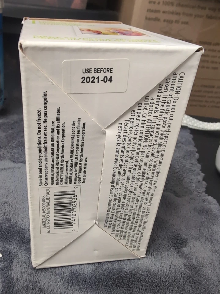 GENUINE Fujifilm Mini Film Value Pack for Instax Mini Cameras 60 Ct / 2021 DATED - Image 3 of 4