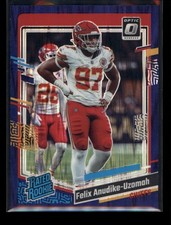 2023 Donruss Optic #256 Felix Anudike-Uzomah Purple Shock