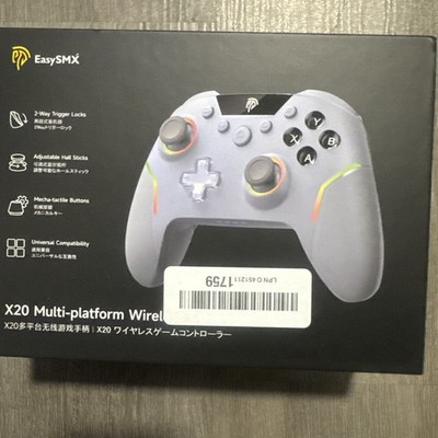 EasySMX X20 Wireless Gaming Controller RGB Backlit Hall Effect Triggers New