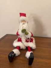Seated Santa Christmas Decor Figurine