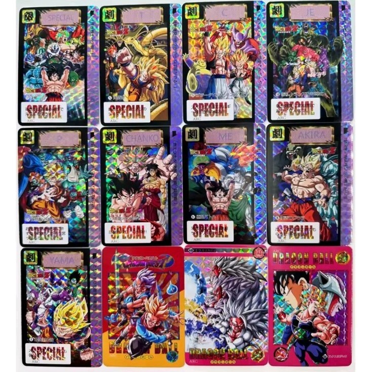 LOT 50 Card Dragon Ball Super Battle prizm Carddass Hondan power level Visual PP