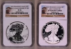 2012-S American Silver Eagle 2-Coin Set NGC PF70 ***RARE ORIGINAL SET***
