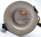 Spot Encastrable Led 3000K 11W IP44 Ø 88 mm Diffusion 40°+20 ° Taupe Ensto Neuf 
