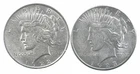 1922 & 1923-S & Peace Silver Dollar $1 Bullion Collection Lot *952