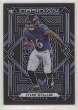 2021 Panini Obsidian Rookies Electric Etch Purple 51/100 Tylan Wallace #124 0y6g