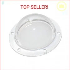 Acrylic Dome/Plastic Hemisphere - Clear - 1.5" Diameter, 1/4" Flange with Pre-Dr