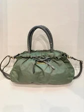 PRADA Olive Green Shoulder Bag From Japan Prada