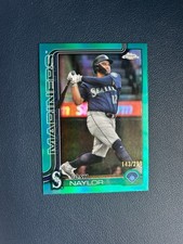 2025 Topps Chrome Update Teal Refractor /299 Josh Naylor #USC62 Mariners