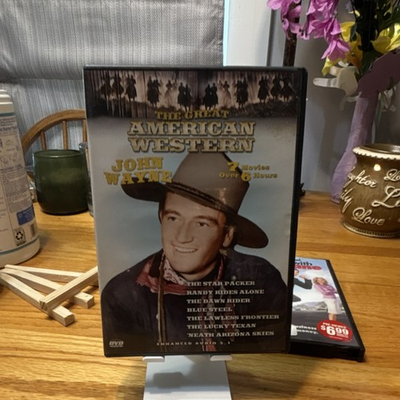 #ad The Great American Western: John Wayne DVD 7 Movies Over 6 Hours Westerns $10.00