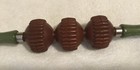Vtg Massager ROLLERS 20” X 2-1/2 Household UTENSIL 1930 Green — photo 2