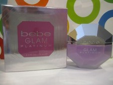 BEBE  BEBE GLAM PLATINUM EAU DE PARFUM SPRAY  3.4 OZ BOXED